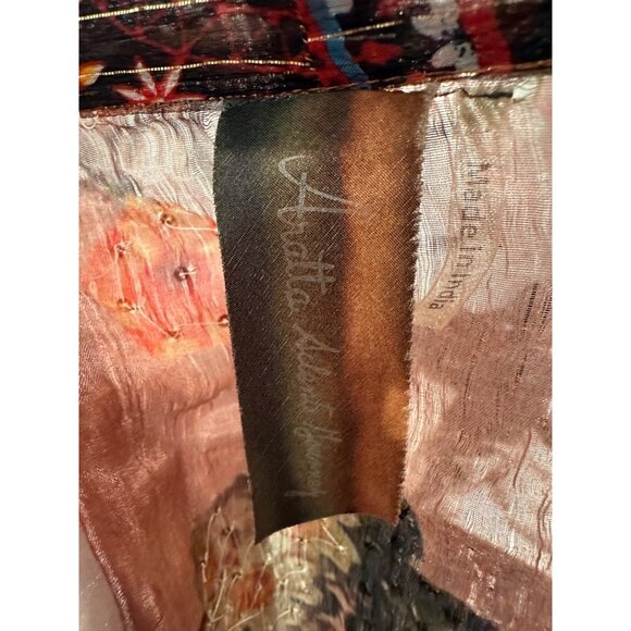 Aratta Silent Journey Semi Sheer Kimono Boho Hippie FLAW* - Picture 8 of 9